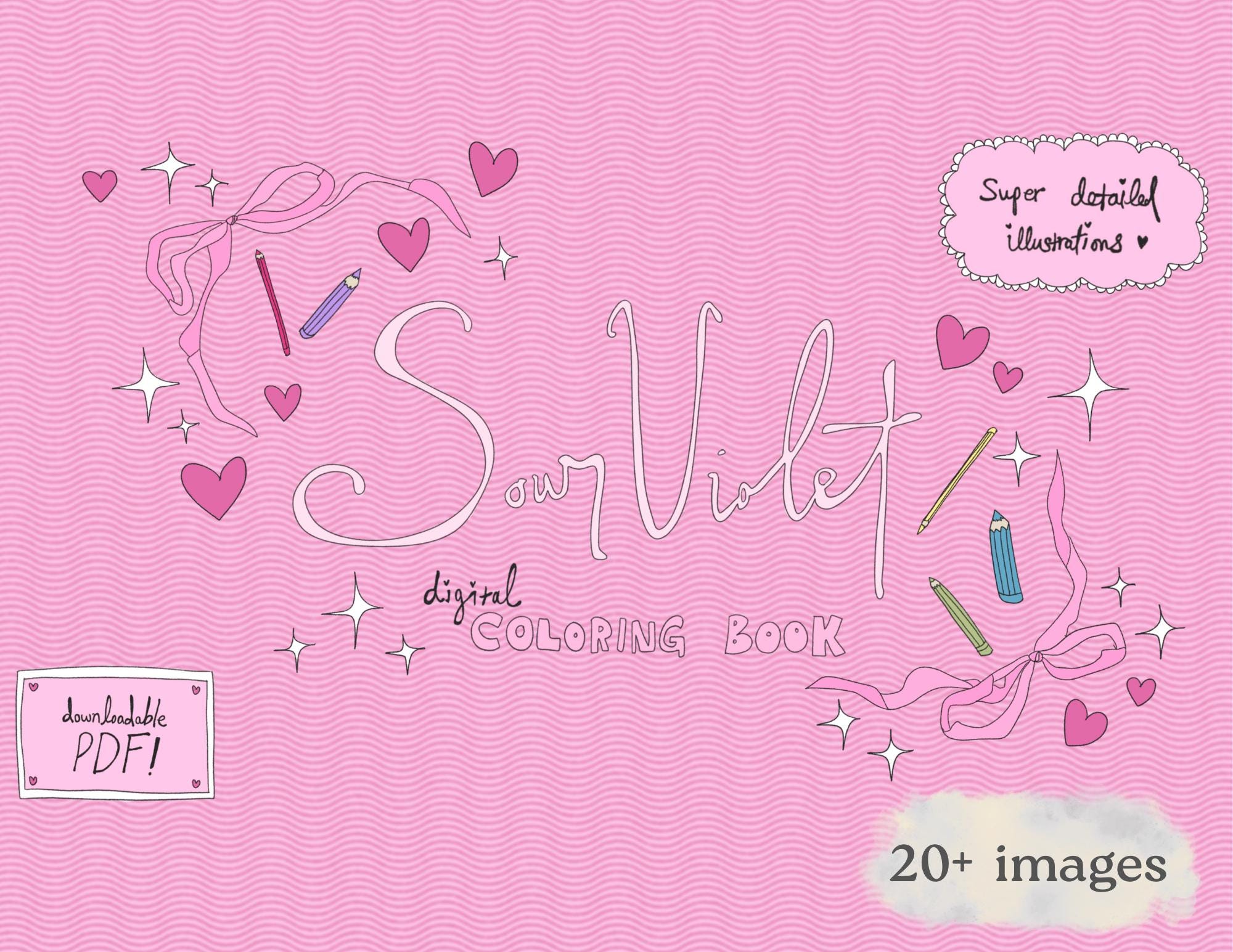 Soft Girl Sketchbook by sourviolet â Cute Aesthetic Coloring Pages for iPad & Print
