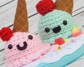 Amigurumi Ice Cream Sugary Scoops