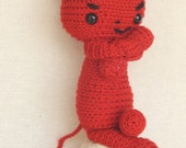 Crochet Amigurumi Devil Red