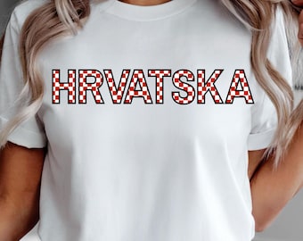 Maglietta Hrvatska, Orgoglio Croazia, Maglietta Vacanza Balcanica