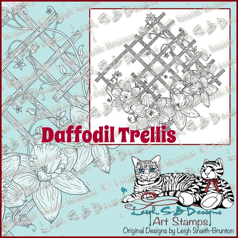 Daffodil Trellis  a beautiful Spring floral design by image 0