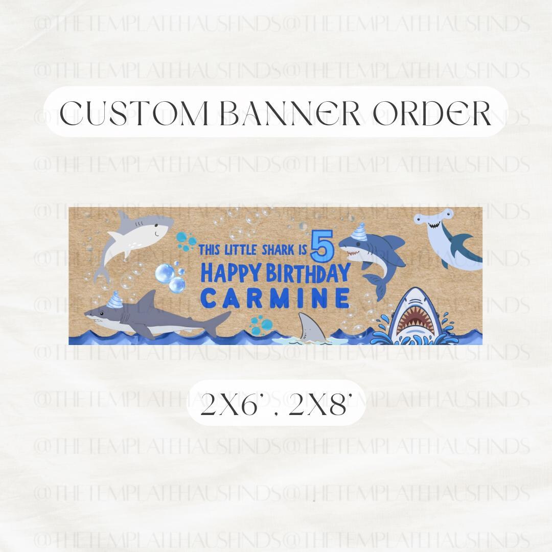 Custom Banner Order | (digital Download) - Etsy