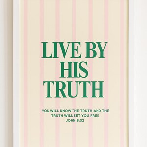 John 8:32 Wall Print