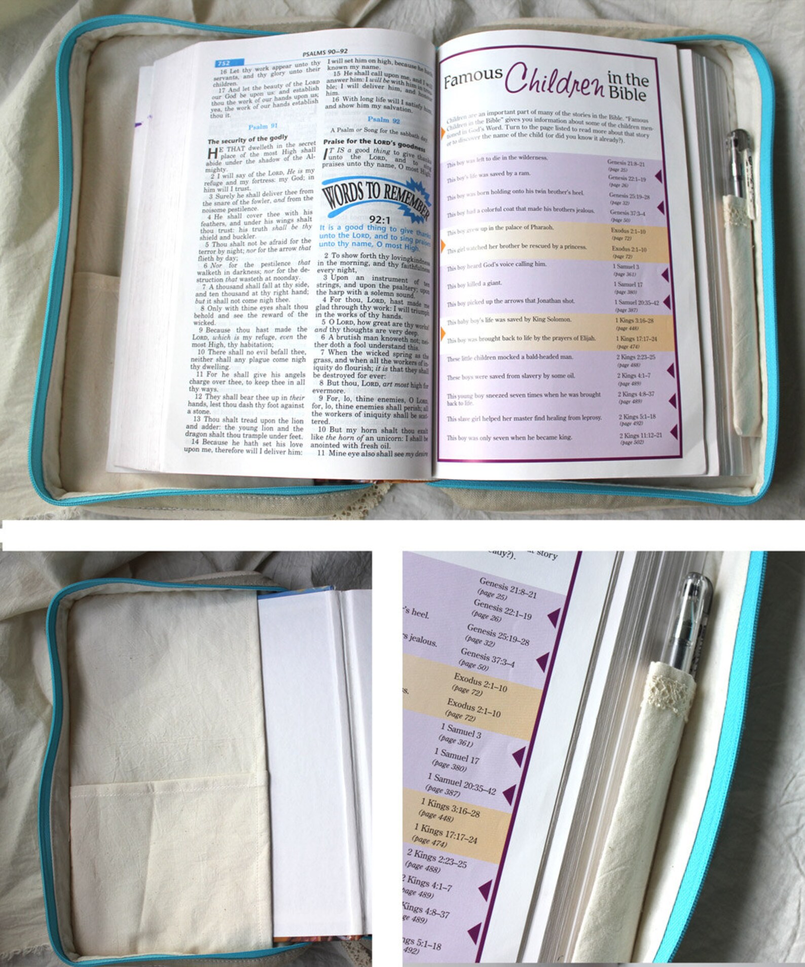 Bible cover pattern sewing pattern tutorial Handle Bible Etsy