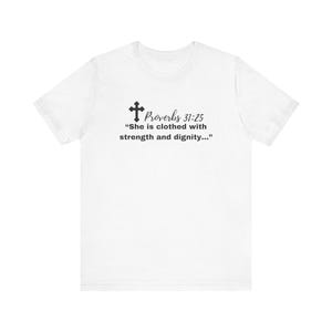 Shirt voor woordzoeker vrouwen van de Bijbel | T-shirt christelijk bijbelpuzzel | Geloofscadeau Spreuken 31