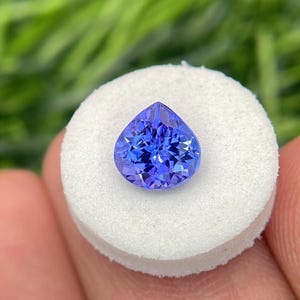 Natural Tanzanite 6 mm Heart Shape Faceted Loose Gemstone Weight-0.88 Cts. Zoisite Tanzanite #865
