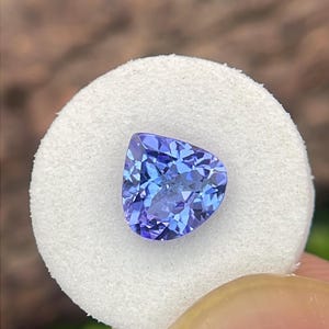 Natural Tanzanite 6 mm Heart Shape Faceted Loose Gemstone Weight-0.65 Cts. Zoisite Tanzanite #907