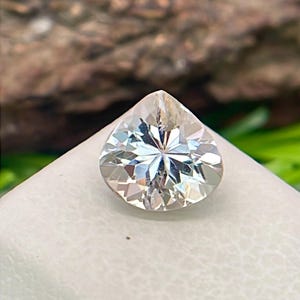 Natural Unheated Tanzanite 6x5.5 mm Heart Shape Faceted Loose Gemstone Weight-0.75 Cts. Zoisite Tanzanite #761