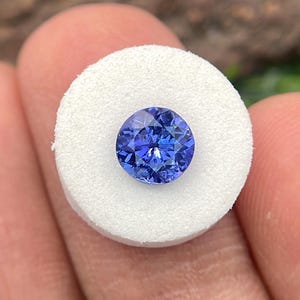 Natural Tanzanite 6 mm Heart Shape Faceted Loose Gemstone Weight-0.79 Cts. Zoisite Tanzanite #908