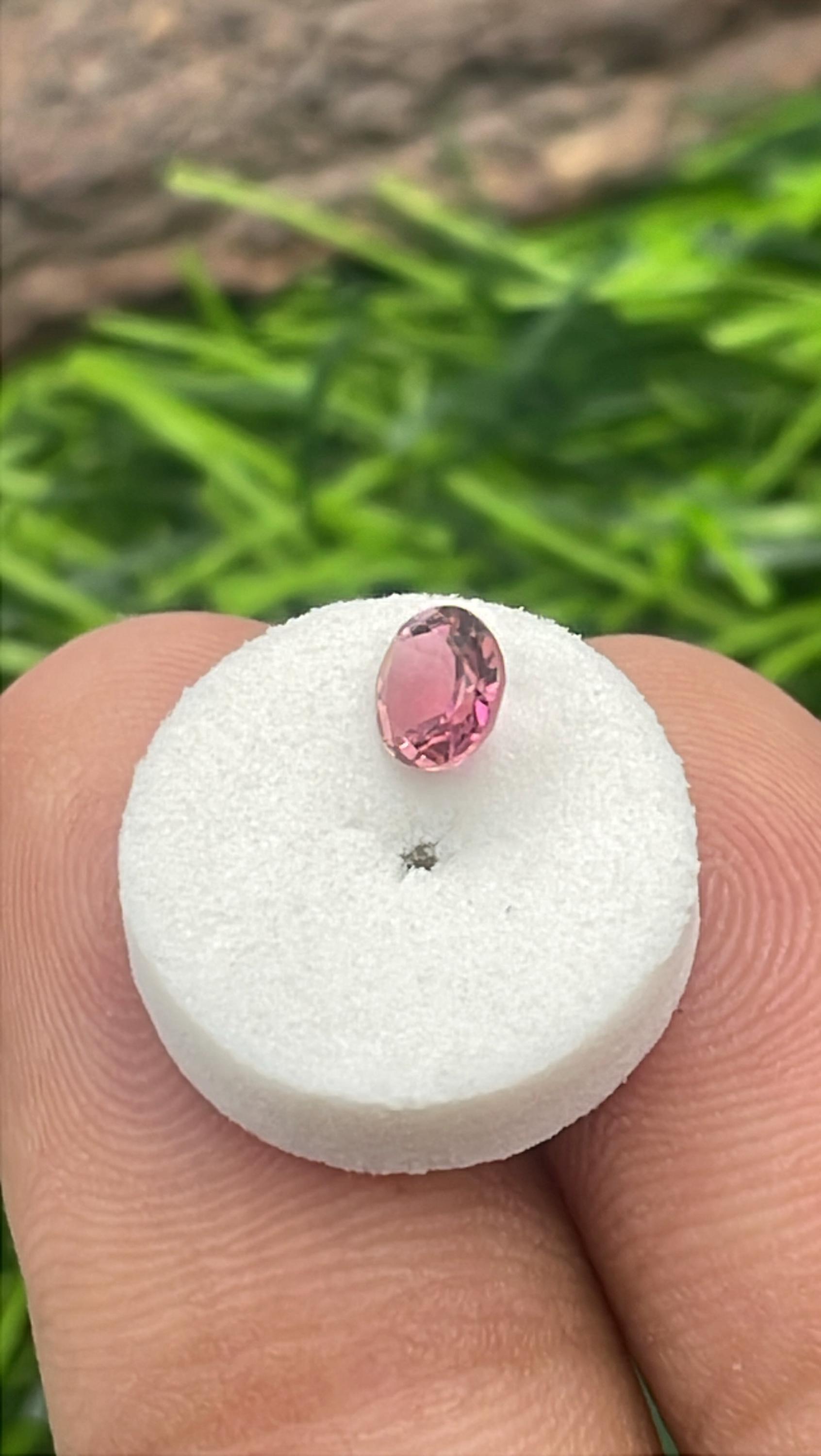 天然ピンクトルマリン 4.5mm ラウンドカット ファセット加工 ルース