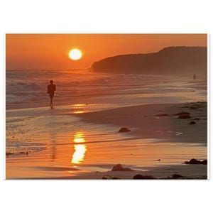 Póster "Impresionante atardecer en Crystal Cove" - Arte de Newport Beach para el hogar y la oficina