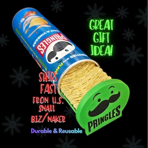 Pringles Crisp Holder – One-Piece Slide-Out Tray with Built-In Sealing Lid (Tray Only, Pringles Not Included)