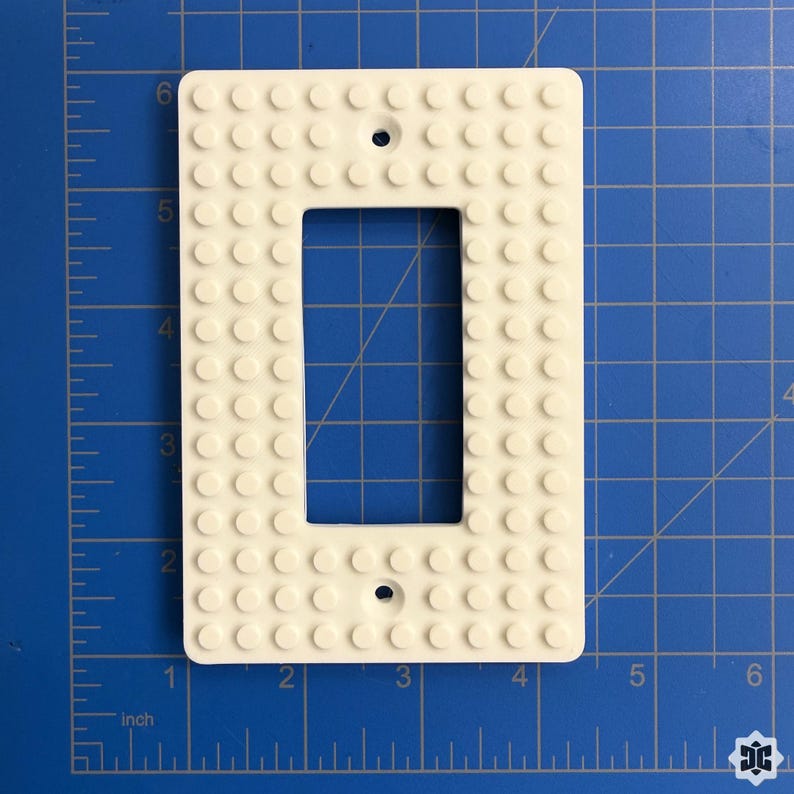 Building Bricks Personalized Light Switch Outlet Cover for Single Gang ...
