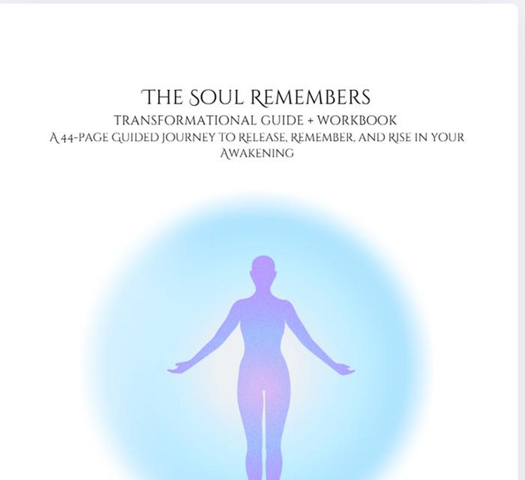 The Soul Remembers Spiritual Awakening Workbook + Guide - Etsy
