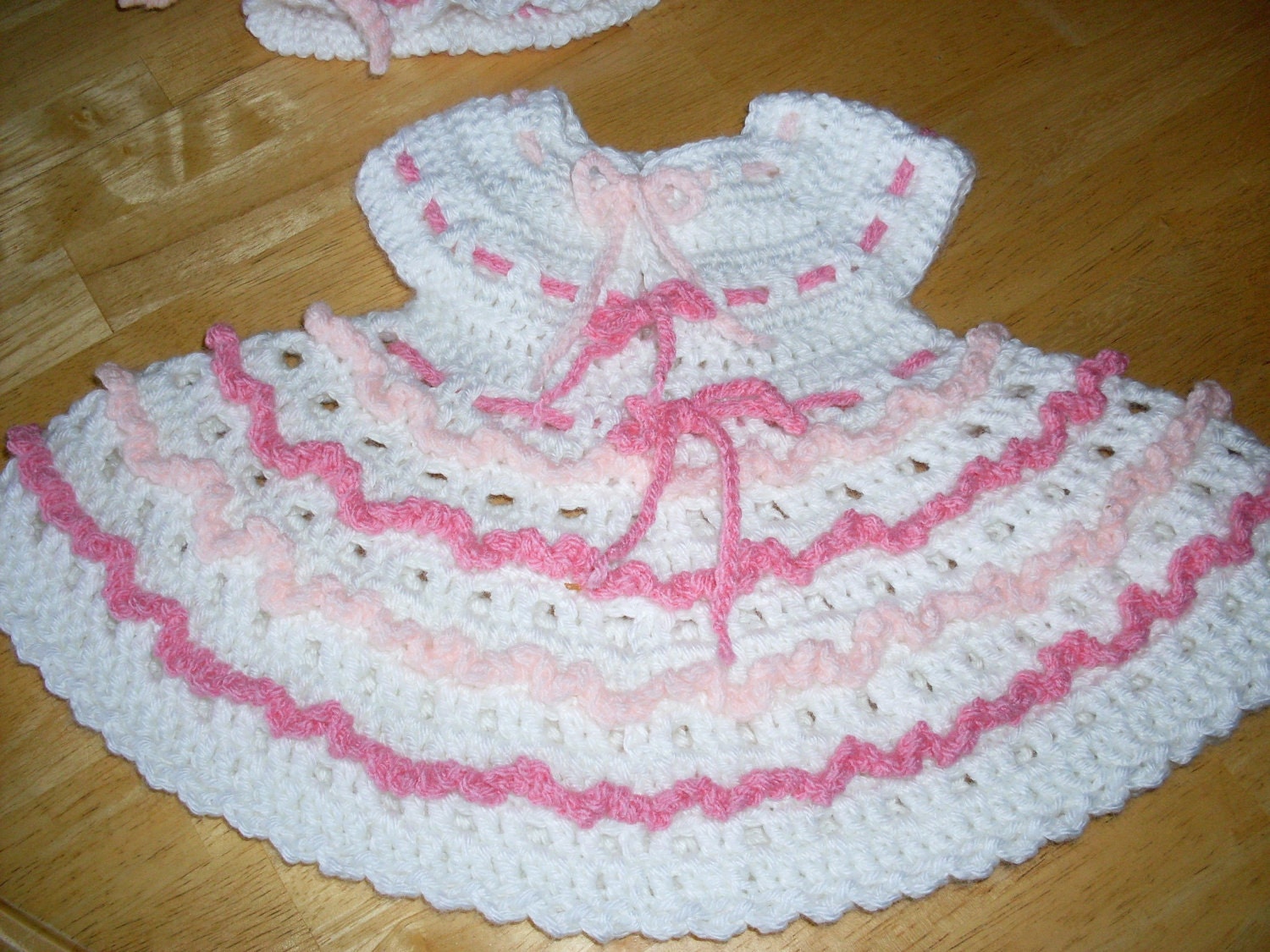 Spring Has Sprung Baby Girl Dress and Matching Hat CROCHET PATTERN - Etsy