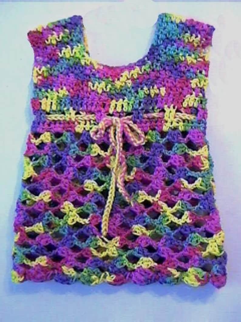 INSTANT Download Hannah Toddler Girls Dress CROCHET PATTERN