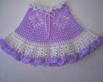 Girls Poncho Filigree Lacy flowy CROCHET PATTERN  2-6 years  Instant PDF Download