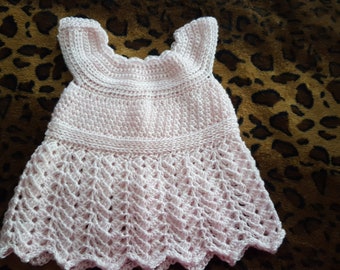 Crochet Baby Dress Jumper Newborn Pattern Spring Summer Fall Winter lacy