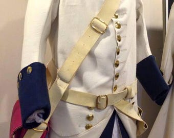 イギリス軍のレッドコート衣装：18世紀のウール製独立戦争時の制服