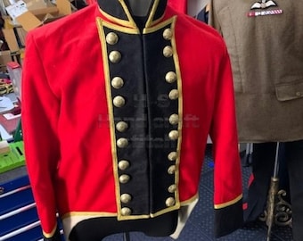手作りの18世紀イギリス軍レッドコート将校制服：ウール製独立戦争