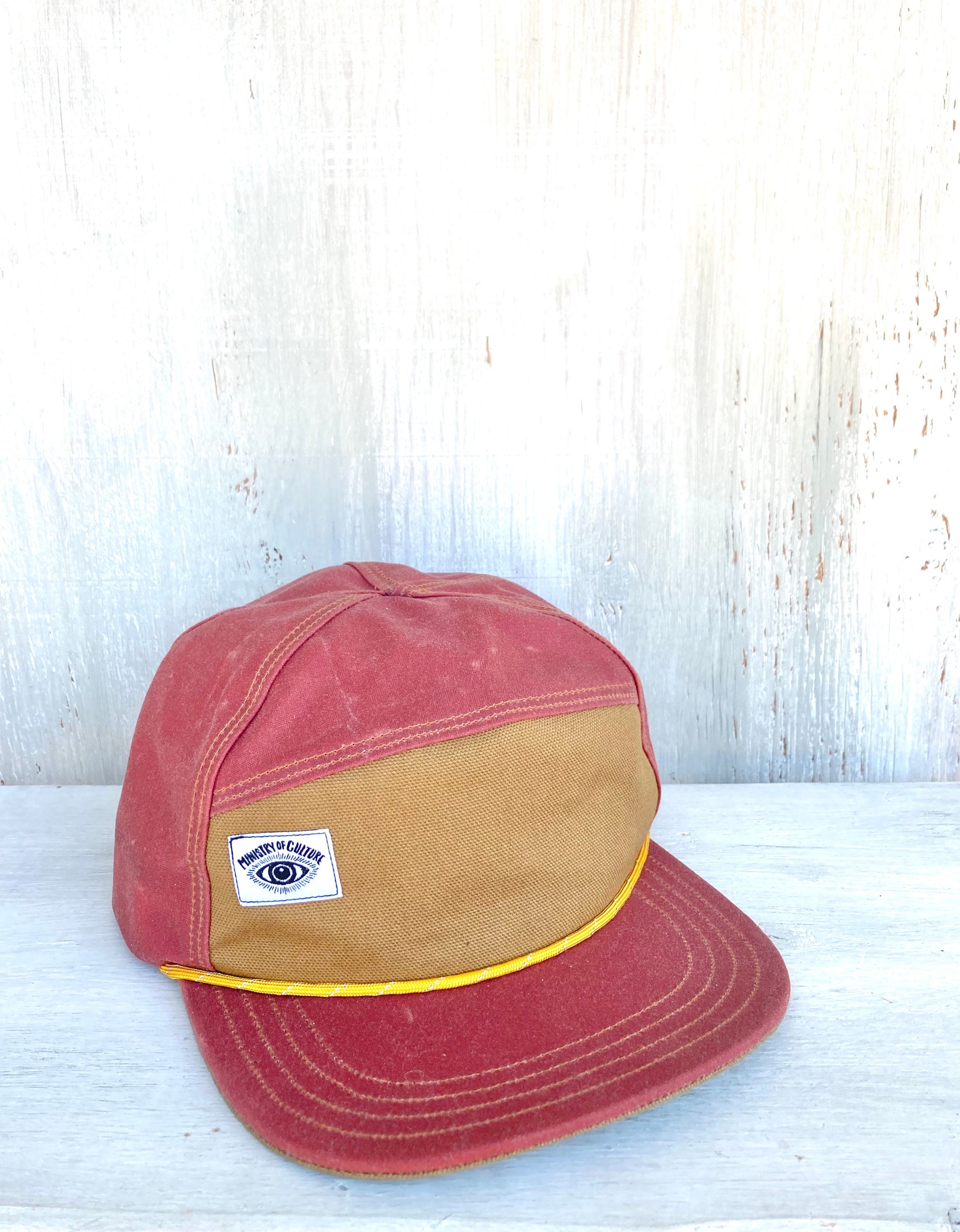 Handmade 6 Panel Hat Triangle Front 
