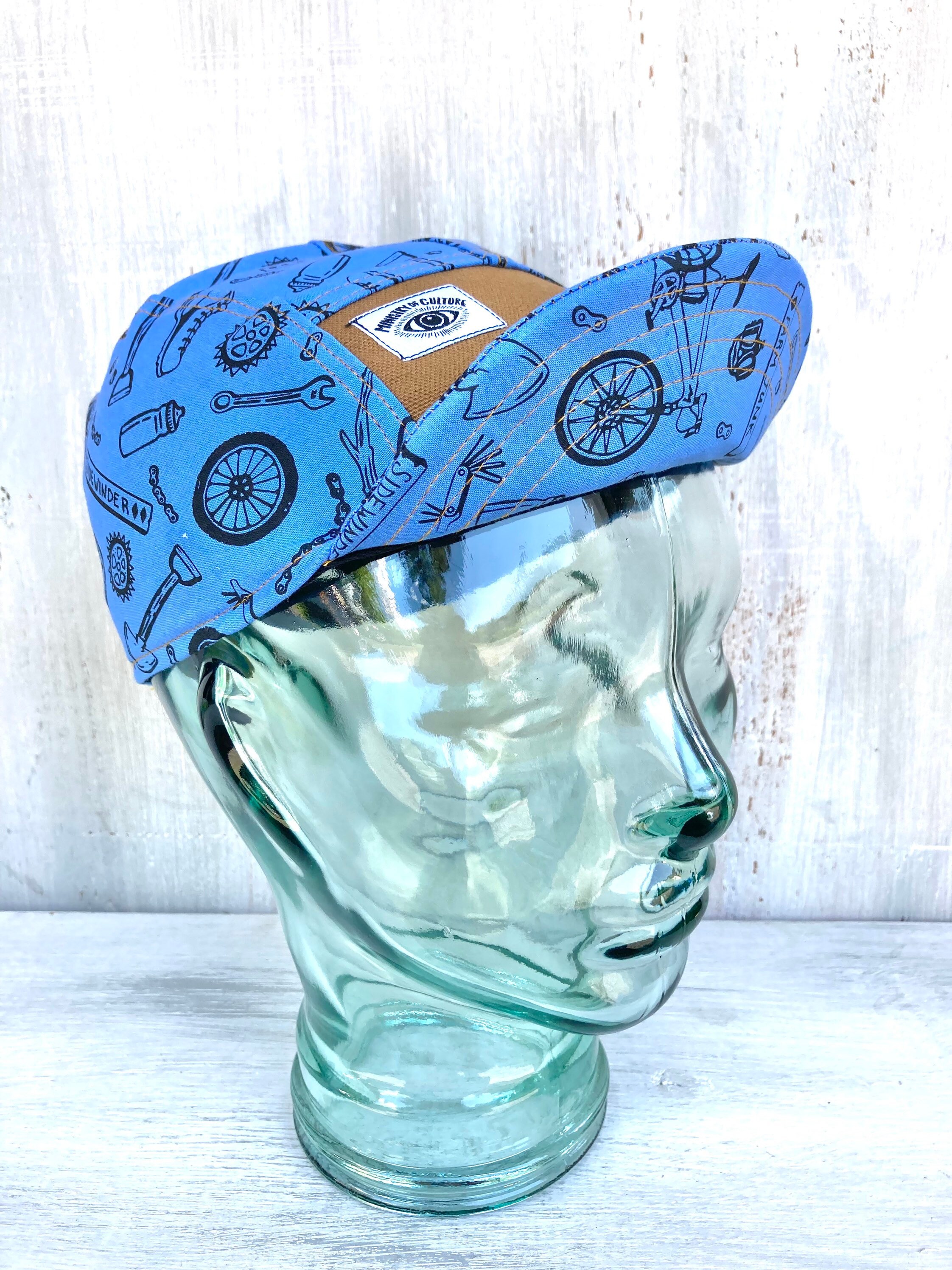 Handmade 5 Panel Cycling Cap Baseball 