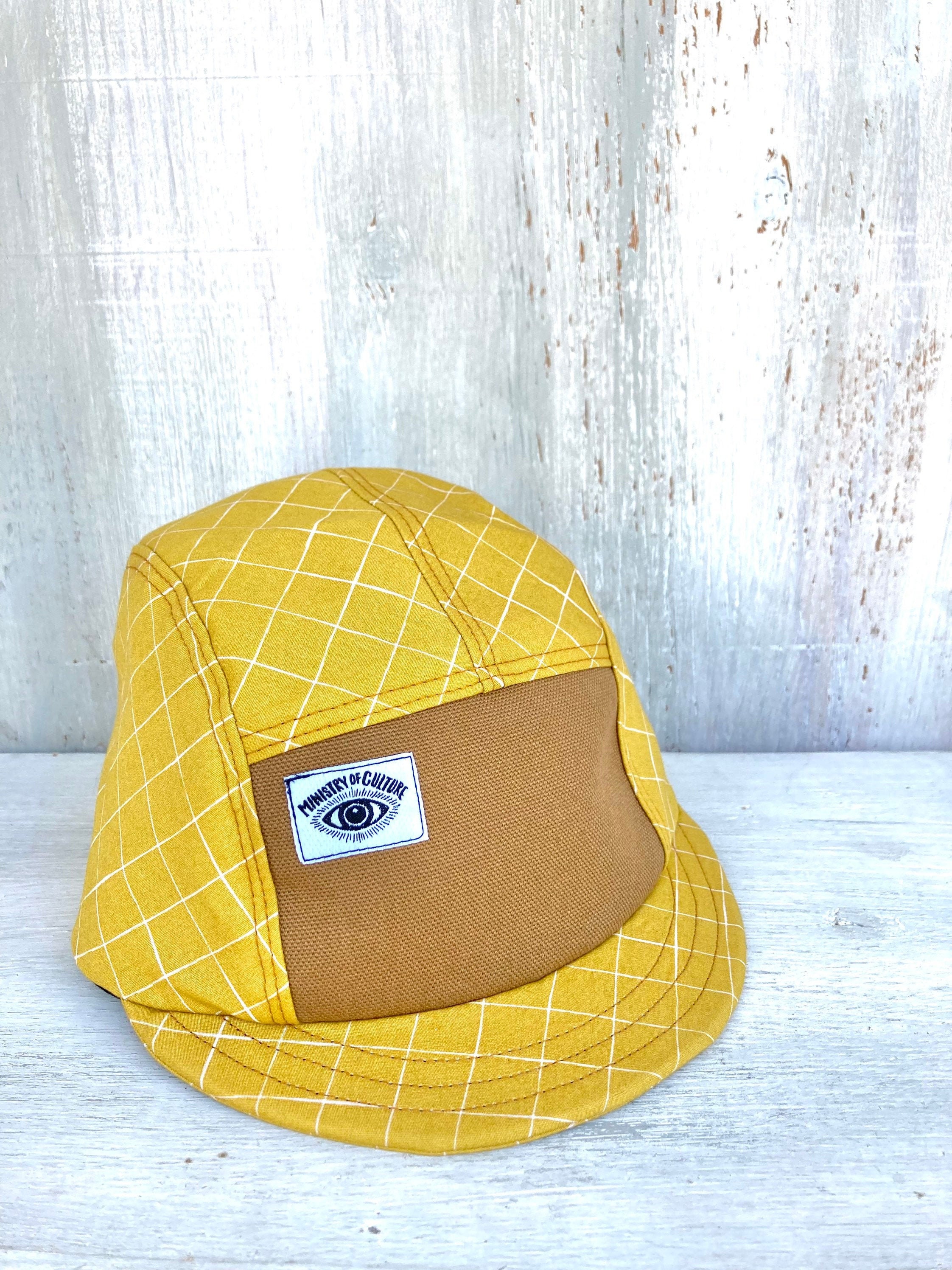 Micro Brim Trail Hat in Maize Plaid 