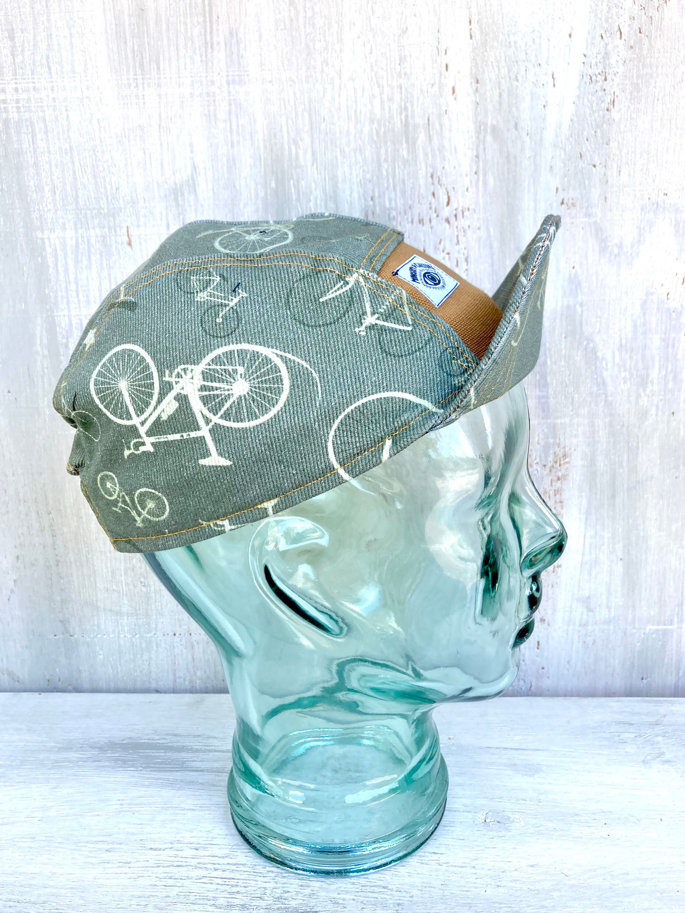 Handmade Cycling Cap Soft Brim 5 Panel 