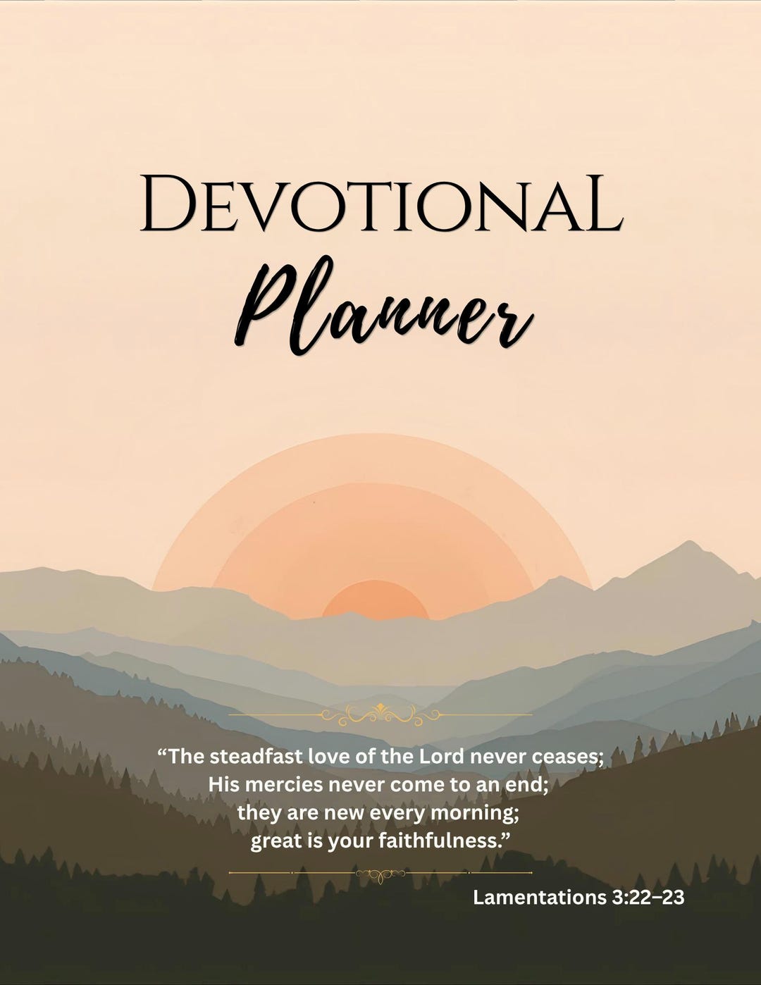 Devotional Planner: Printable and Editable Daily Journal (canva ...