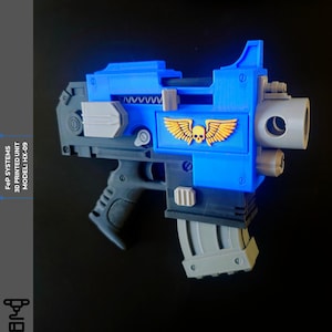 Futuristic Heavy Sidearm Prop – Sci-Fi Combat Pistol – 3D Printed Fan-Made Weapon – Cosplay & Display Model