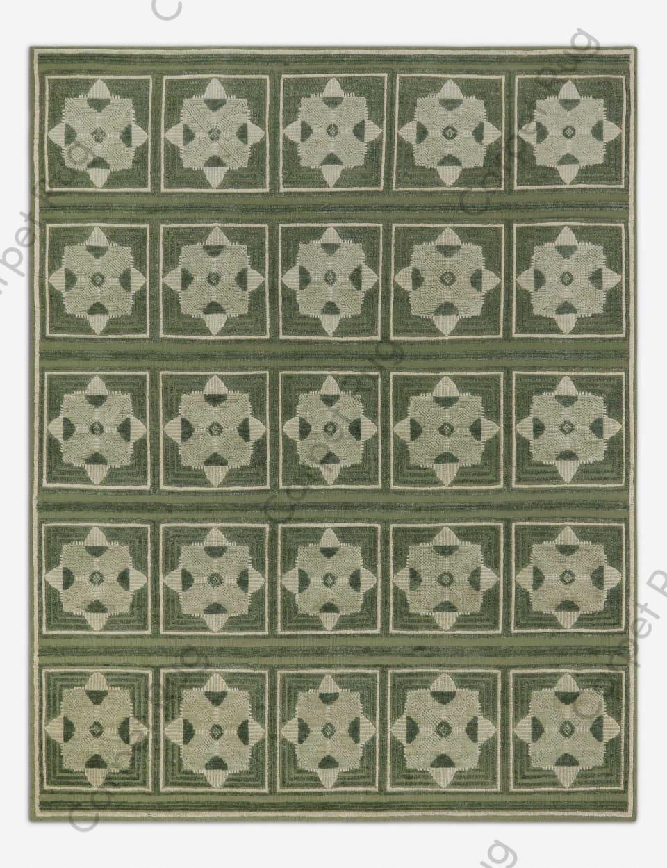 Top Carlisle Hand-Knotted New Zealand Wool Area Rug |Traditional Turkish Design |Soft Pile Living Room, Bedroom, Entryway Decor 9x12 8x10