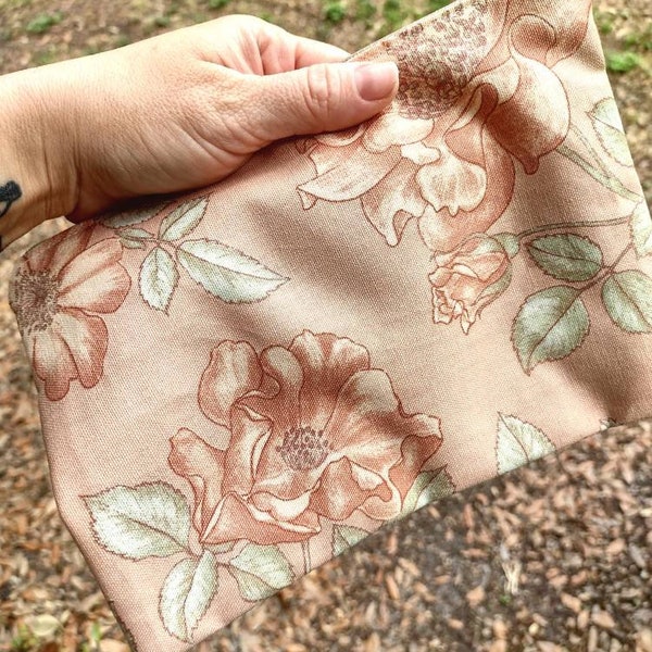 Peach Zipper Pouch