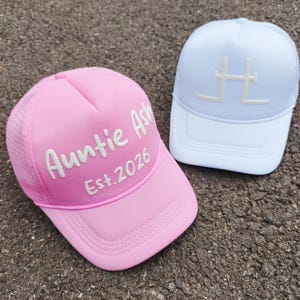 Custom Puff Trucker Hat, Custom Cursive Hat, Puff Print Team Name Hat, Foam Trucker Hat, 3D Puff Print Hat,Men&#39;s Gift