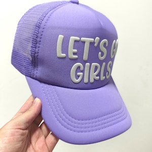 Custom Puff Trucker Hat, Custom Cursive Hat, Puff Print Team Name Hat, Foam Trucker Hat, 3D Puff Print Hat,Men&#39;s Gift