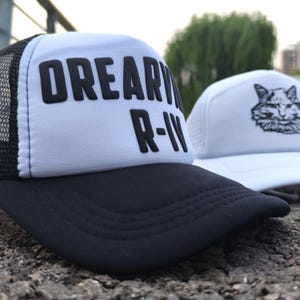 Custom Puff Trucker Hat, Custom Cursive Hat, Puff Print Team Name Hat, Foam Trucker Hat, 3D Puff Print Hat,Men&#39;s Gift
