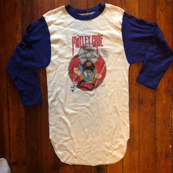 Motley Crue Baseball Raglan