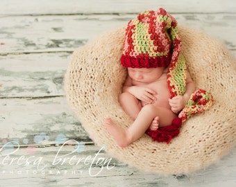 Long Tail Elf hat Crochet PDF Pattern 27, All Sizes, Permission to Sell Finished Items