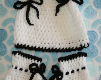 Crochet Critter ears Hat and Booties PDF Pattern No 18 Permission to Sell Finished Items