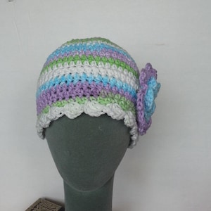 Patrón de crochet Chemo Cap Hat Patrón PDF de mujer No 15 Permiso para vender artículos terminados