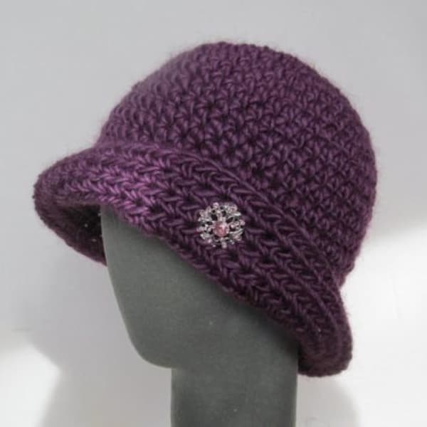Crochet Pattern Cloche Hat PDF Pattern No 40 Permission To Sell Finished Items