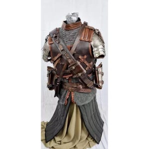 The Witcher 3 Geralt Grandmaster Ursine Armor  Custom Handmade Cosplay Costume Set  Medieval Fantasy LARP Outfit
