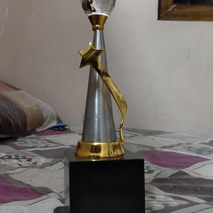 Custom Engraved Trophy  Personalized Award for Sports, Events, Competitions  Unique Recognition Gift