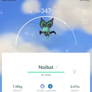 Halloween Event Shiny Noibat Pokemon Trade Go