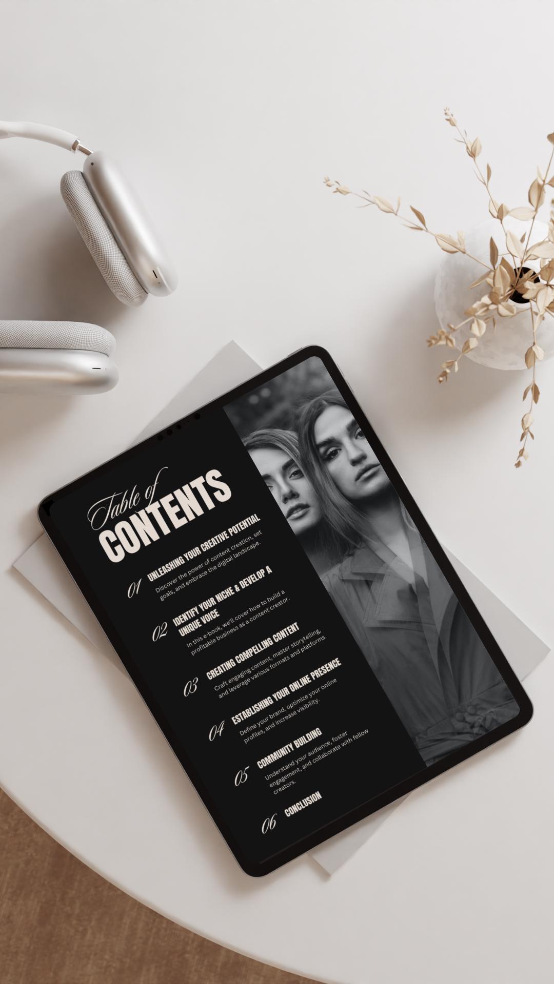 Ultimate Content Creator Ebook Template Bundle – Editable Canva PLR ...