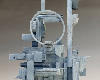 Abstract Sculpture #56 - by Tom Haney - One of a Kind Wooden Sculpture by Tom Haney, Automata Maker - Unique Gift for Him - Gift of Art