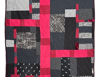 Mixed Media - Quilt by Tom Haney - one of a kind - Handmade - Vintage Fabrics