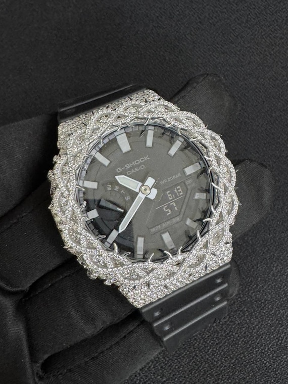 Fully Iced Out Unisex Lab Diamond Watch Hip Hop Watch Luxury Bust Down Diamond Watches For Men Custom VVS Moissanite Watch