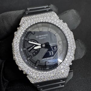Fully Iced Out Unisex Lab Diamond Watch Hip Hop Watch Luxury Bust Down Diamond Watches For Men Custom VVS Moissanite Watch