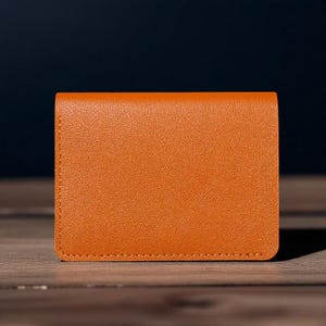 Portefeuille fin avec porte-cartes - Étui d'identification minimaliste à deux volets, carte bancaire légère, organiseur de licence pour homme et femme