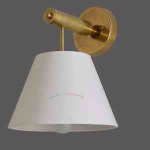 Handcrafted Brass Wall Lamp: Elegant Home Lighting